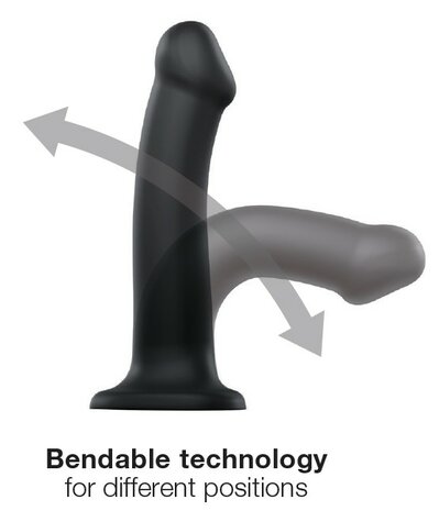 Strap-On-Me Semi-Realistische Dildo met zuignap - paars - maat XL