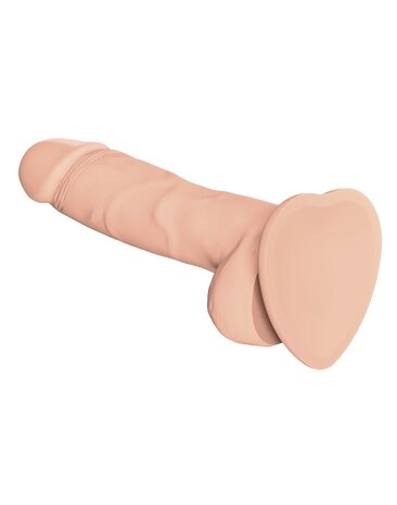 Strap-On-Me Soft Realistic Dildo met zuignap - lichte huidskleur - maat M