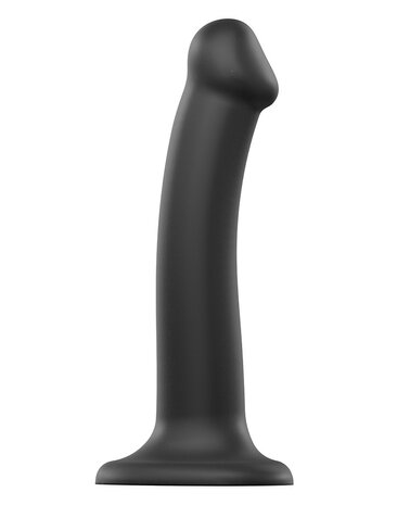 Strap-On-Me Semi-Realistische Dildo met zuignap - zwart - maat M