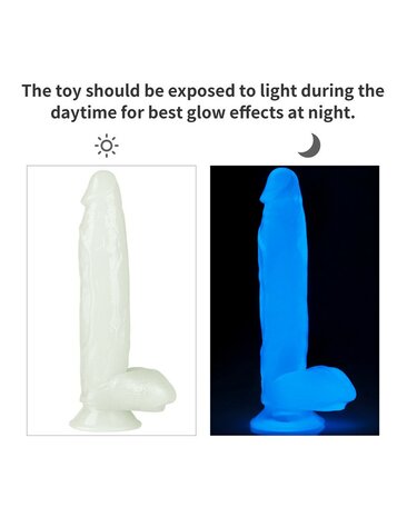 Lovetoy Dildo 26 cm LUMINO PLAY - glow in the dark