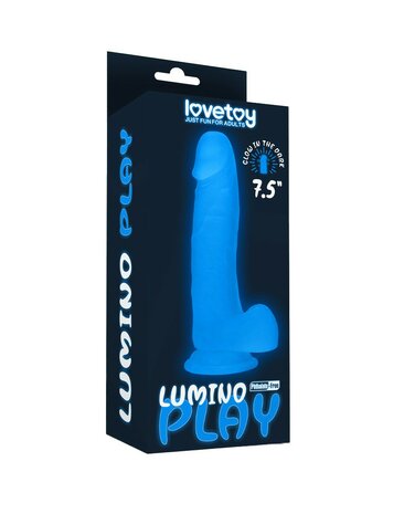 Lovetoy - Dildo 19 cm - Lumino Play - Glow In The Dark