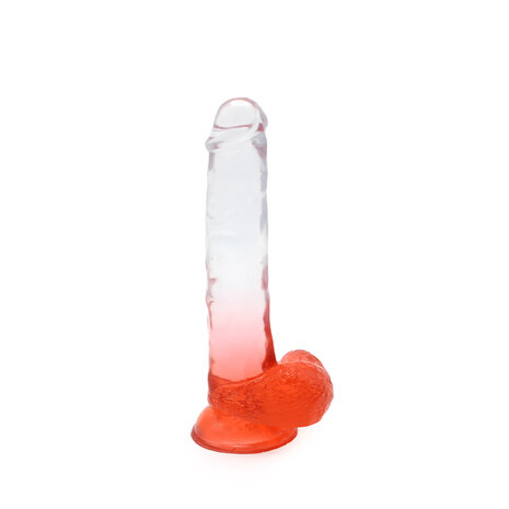 Kiotos Cox Color Gekleurde Dildo 06 - transparant/rood