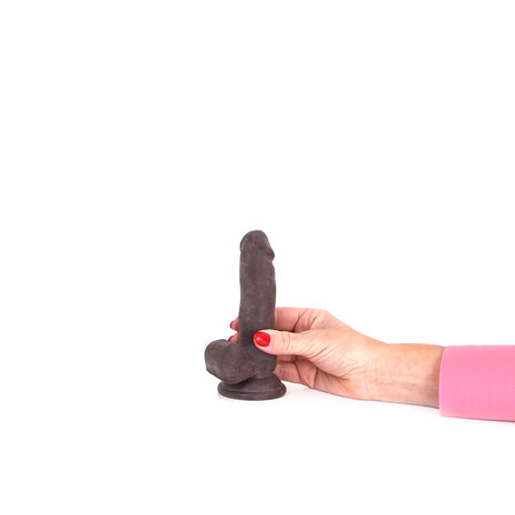 Kiotos Cox - Dildo 15 x 3 cm - Bruin