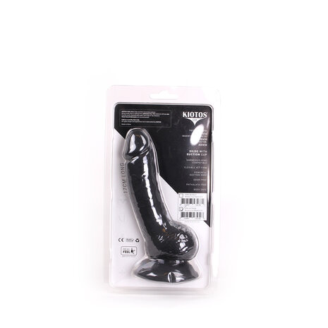 Kiotos Cox - Dildo 17 x 3 cm - Zwart