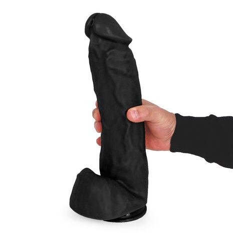 Kiotos Cox - Mega Dildo XXL 37 x 8 cm - Zwart