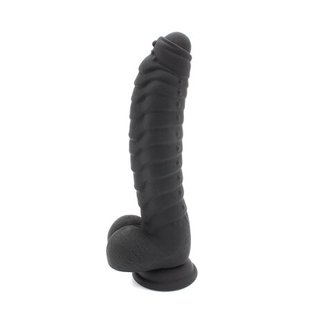 Kiotos Cox - Siliconen Dildo 22 x 5 cm - Zwart