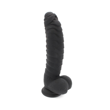 Kiotos Cox - Siliconen Dildo 22 x 5 cm - Zwart