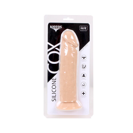 Kiotos Cox - Siliconen Dildo Met Zuignap 23 x 5 cm - Lichte Huidskleur