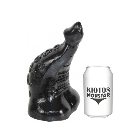 Kiotos Monstar - Kraken - Dildo - 20 x 9 cm - Zwart