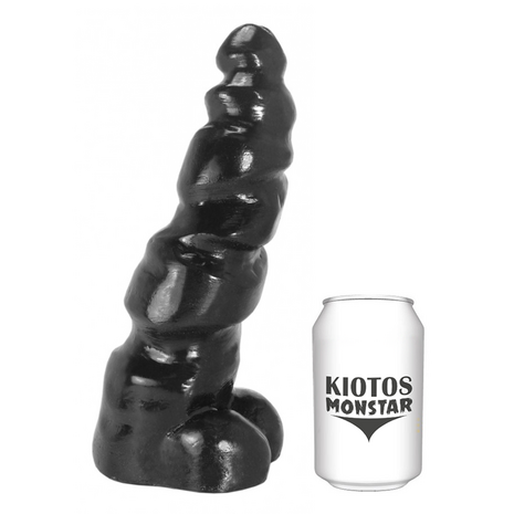 Kiotos Monstar - Dragon - Dildo - 28 x 8,4 cm - Zwart