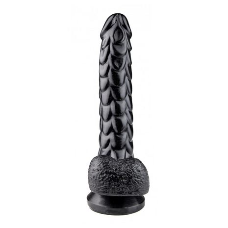 Kiotos Monstar Dildo Echo 24,5 x 4 cm - zwart