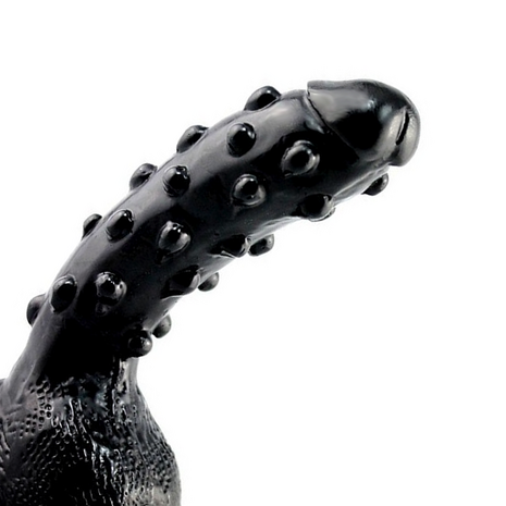 Kiotos Monstar - Kazan - Dildo - 24,5 x 5,5 cm - Zwart