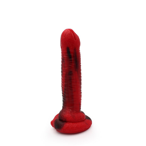 Kiotos Monstar - Dildo Beast Snake 13 - 23.5 x 5 cm - Rood