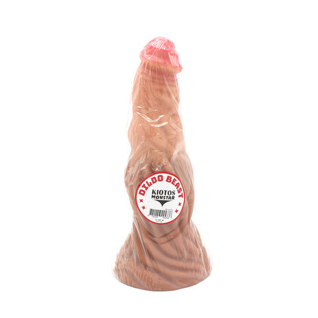 Kiotos Monstar - XXL Dildo Beast 29 HULK - 27.5 x 8.5 cm - Lichte Huidskleur