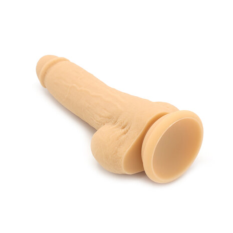 Kiotos Cox Siliconen Dildo 23 cm x 4 cm - lichte huidskleur