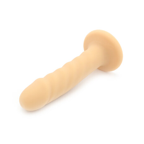 Kiotos Cox - Siliconen Dildo 18 x 3 cm - Lichte Huidskleur