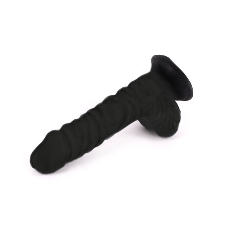 Kiotos Cox Dildo met zuignap die echt aanvoelt 22 x 5 cm - zwart