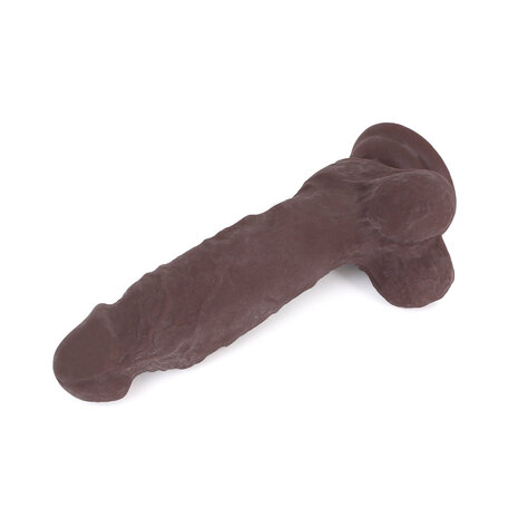 Kiotos Cox - Realistische Dildo 18.5 x 3.8 cm Van TPE - Bruin