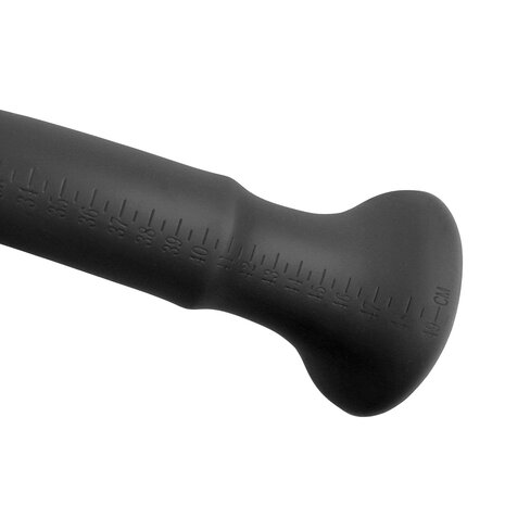 Kiotos Cox - XXL dildo Van 50 cm lang Met Diameter Van 23 mm > 56 mm - Zwart