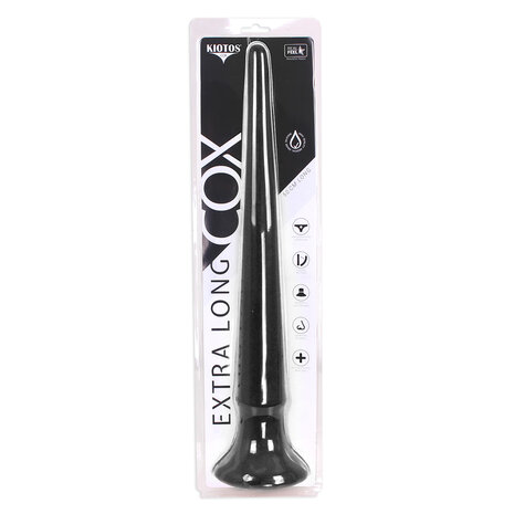 Kiotos Cox XXL dildo van 50 cm lang met diameter van 23 mm > 56 mm - zwart