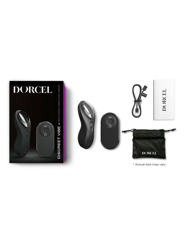 DorceL DISCREET VIBE + Panty Vibrator met afstandsbediening- zwart