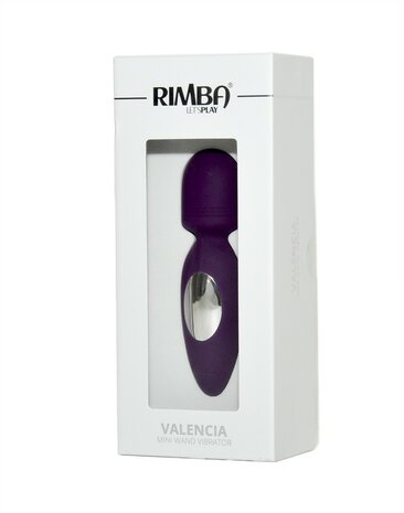 Rimba - Valencia - Mini Wand Vibrator - Paars