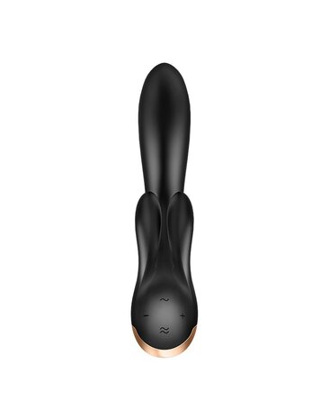 Satisfyer - Double Flex Rabbit Tarzan Vibrator met APP control - zwart