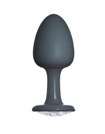 Dorcel - Geisha Buttplug Diamond - met bewegend metalen gewichtje en transparant kristal - Maat L