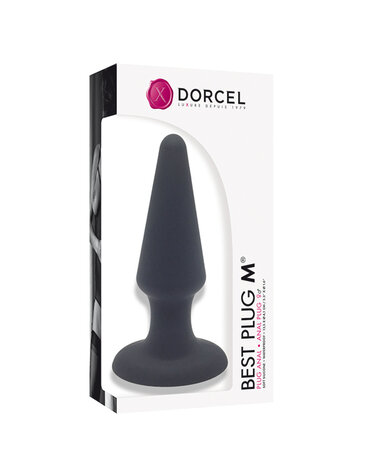 Dorcel - Klassieke Buttplug Best Plug - Zwart - Maat M