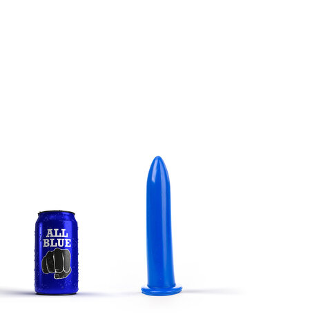 All Blue Dildo 19 x 3.5 cm - blauw