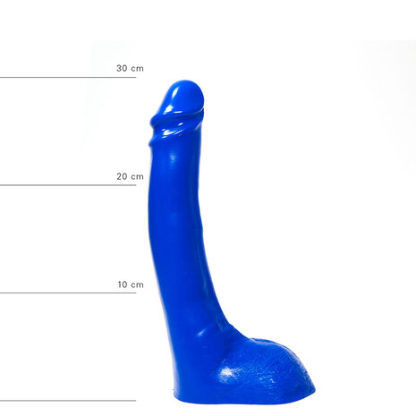 All Blue - Dildo - 29 x 5 cm - Blauw