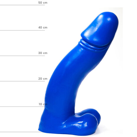 All Blue Dildo 45 x 9 cm - blauw