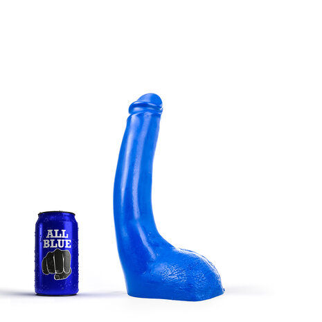 All Blue - Dildo - 32 x 5,5 cm - Blauw