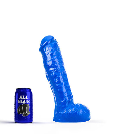 All Blue - Dildo - 29 x 5,5 cm - Blauw