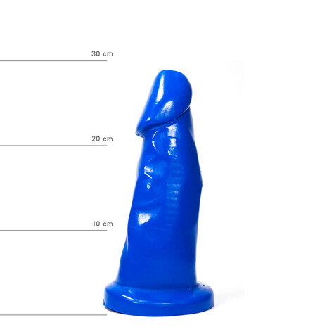 All Blue - Dildo - 39 x 8,5 cm - Blauw