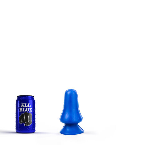 All Blue - Buttplug - 12 x 7 cm - Blauw