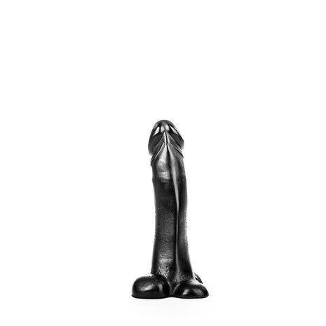 All Black - Zwarte realistische dildo -22 cm