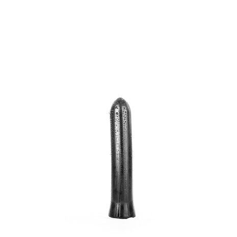 All Black - Gladde Dildo - 22 x 4.5 cm - Zwart