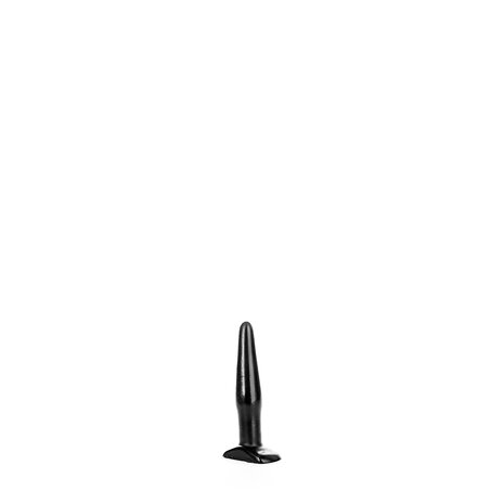 All Black - Smalle Buttplug - 12 x 2.5 cm - Zwart