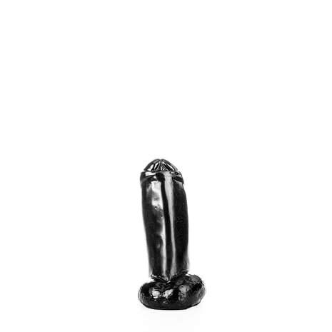 All Black - Anaal Dildo - 18 x 5.5 cm - Zwart