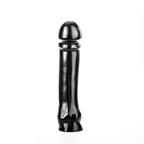 All Black - Anaal Dildo - 33 x 7 cm - Zwart