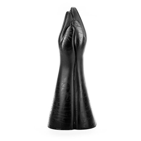 All Black Fisting Dildo 39 x 16 cm - zwart