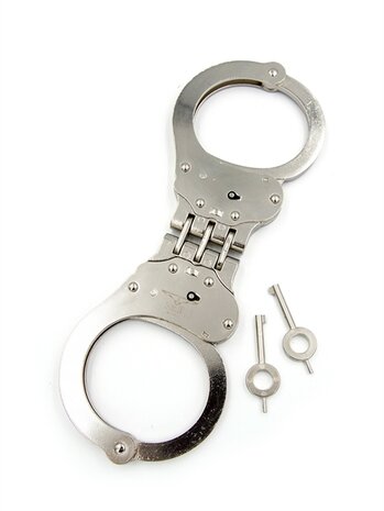 Mister B - Cuffs Hinged - Scharnierende Politiehandboeien - Zilver