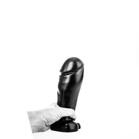 All Black - Zwarte realistische dildo - 22 cm