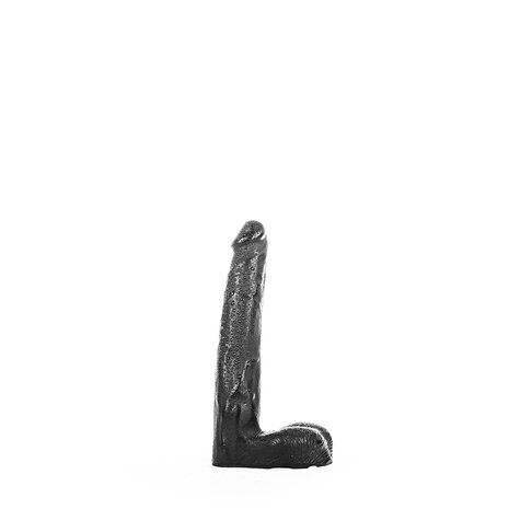 All Black - Zwarte realistische dildo - 21 cm