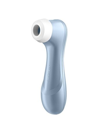 Satisfyer - Pro 2 Luchtdruk Vibrator - metallic lichtblauw