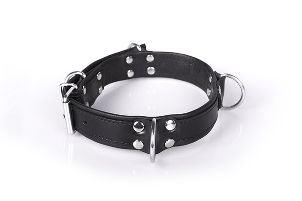 Kiotos - Deluxe Bondage Collar - zwart