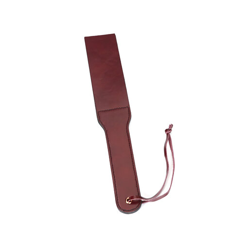 Liebe Seele - Wine Red - Leren Paddle - Dubbele Strafriem - Exclusief En Luxe ontwerp - Import uit Japan - Wijnrood