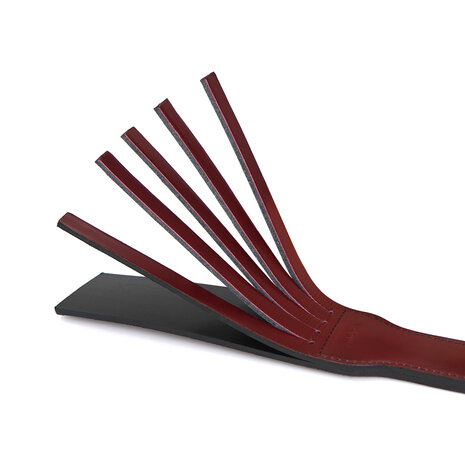 Liebe Seele - Wine Red - Leren Paddle - Dubbele Strafriem - Exclusief En Luxe ontwerp - Import uit Japan - Wijnrood