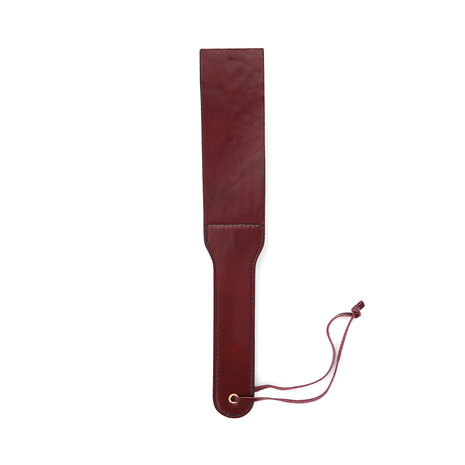 Liebe Seele - Wine Red - Leren Paddle - Dubbele Strafriem - Exclusief En Luxe ontwerp - Import uit Japan - Wijnrood